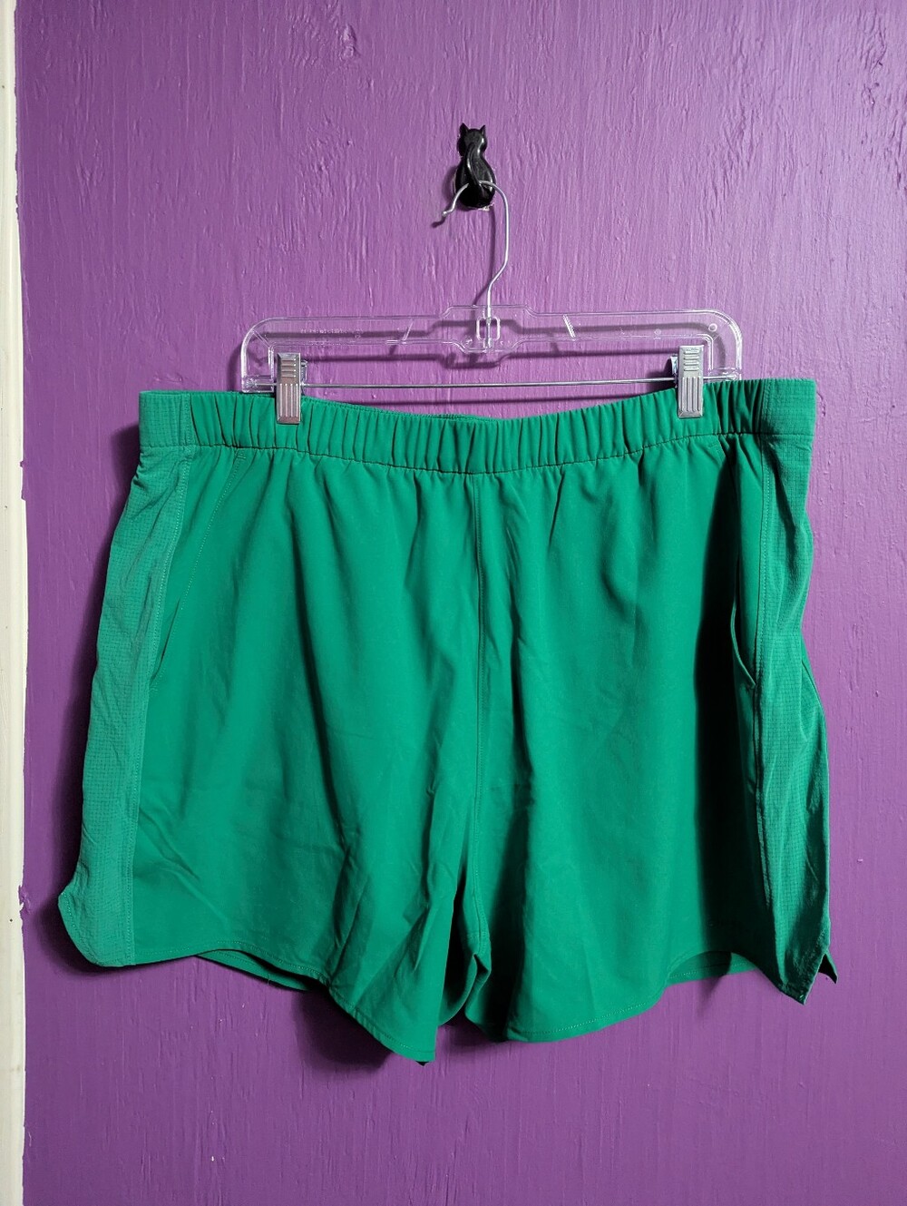 15. Outdoor Voices Green Tie Waist Athletic Shorts Pockets XXL 16
